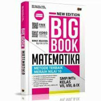 Image of New edition big book matematika metode terbaik meraih nilai 10  SMP/MTs kelas VII, VIII, & IX