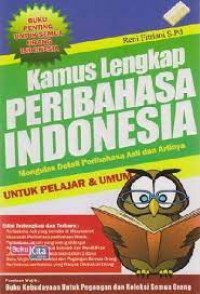 Image of Kamus lengkap peribahasa Indonesia